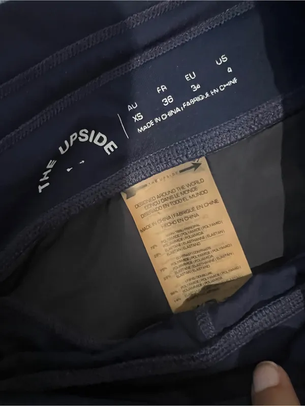 The upside navy drawstring leggings Blue - Image 7