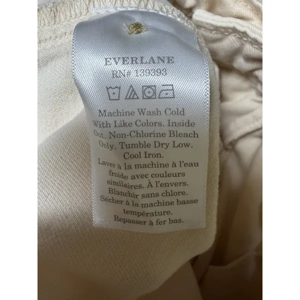 Everlane The Utility Barrel Pant‎ Bone Women's Size 4 - Image 10