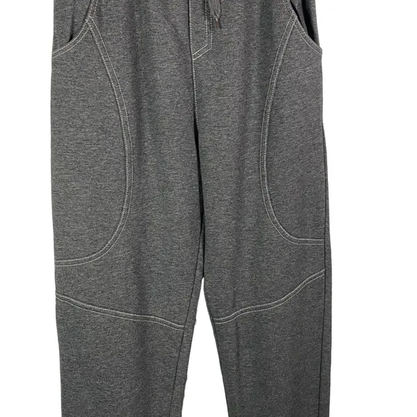 Binpaw Grey Sweatpant joggers with stitched accents Sz XS‎ - Image 3