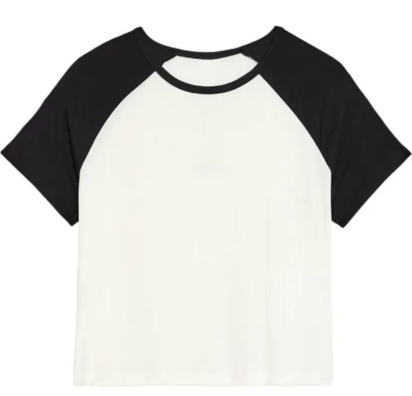 Splits59 Women’s Baseball Jersey Tee EUC White Navy Size XS EUC - Image 5
