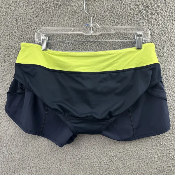 Lululemon Speed Shorts‎ Low Rise 2.5" Inkwell Navy Blue Athletic Running Women 8 - Image 5