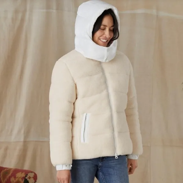 Save the Duck Bertha Fleece Puffer Coat Sz S - Image 2