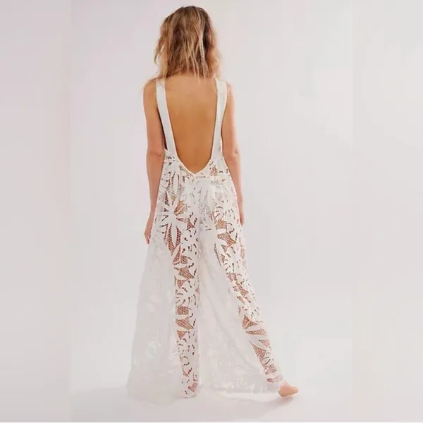 Free People La Vida Jumpsuit Size‎ Small NWOT $229 - Image 3