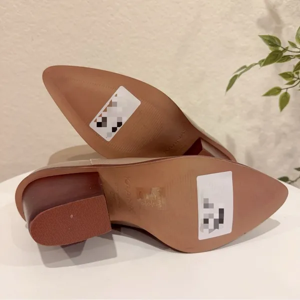 Kaanas Hague Cowboy Leather Bootie in Taupe NWOT Size 6M - Image 9