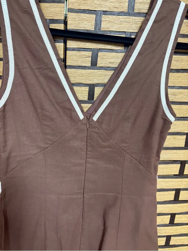 Petal & Pup Alexa Brown Dress Size Small - Image 6