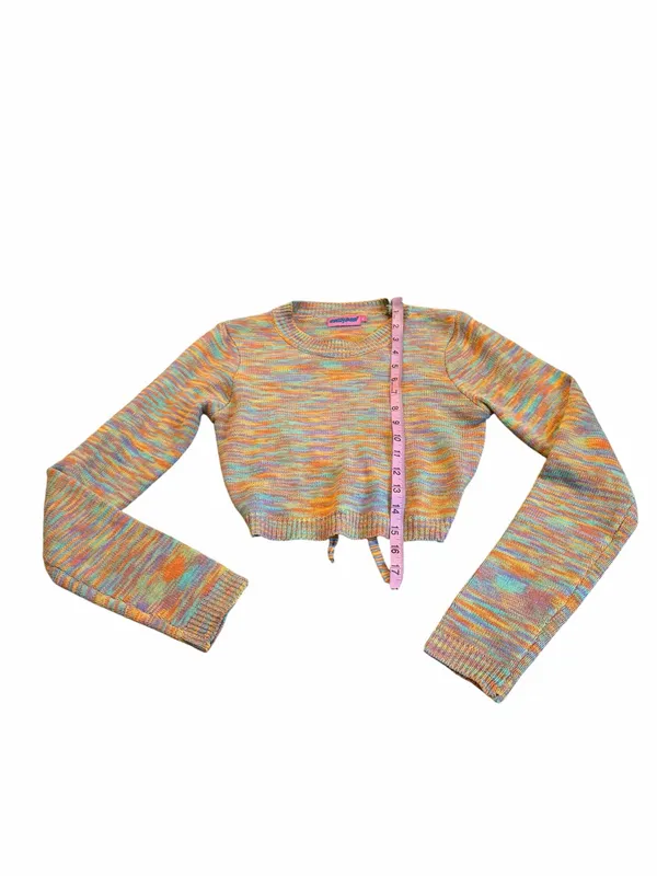 EDIKTED Medina open back cropped sweater - Image 2