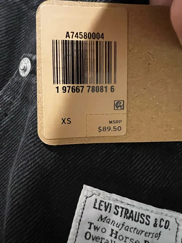 Levi’s Black Overalls - Image 5