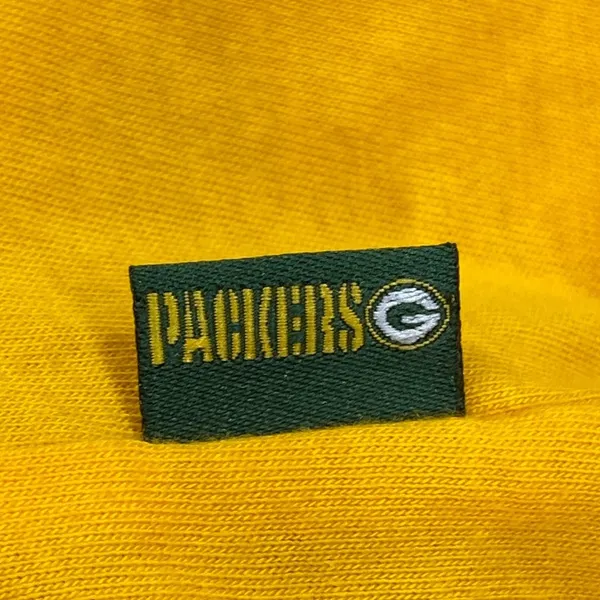 Nike Green bay Packers Jersey Womens Large Yellow Short Sleeve V Neck Pullover - Image 10