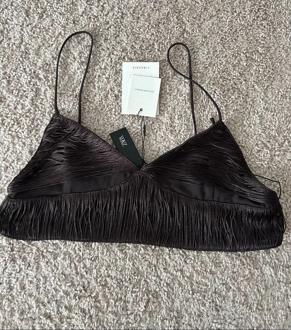 Zara fringe mini top. M - Image 4