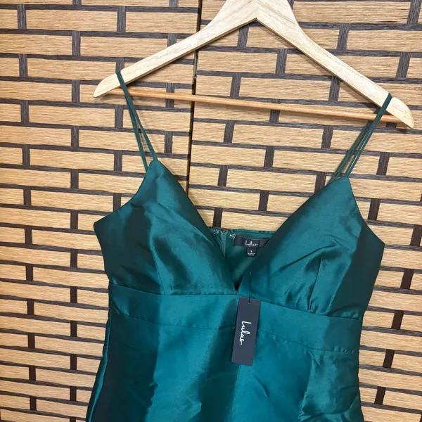 Lulus Glamourous Life Emerald Green Sleeveless Mini Dress‎ Size Large - Image 5