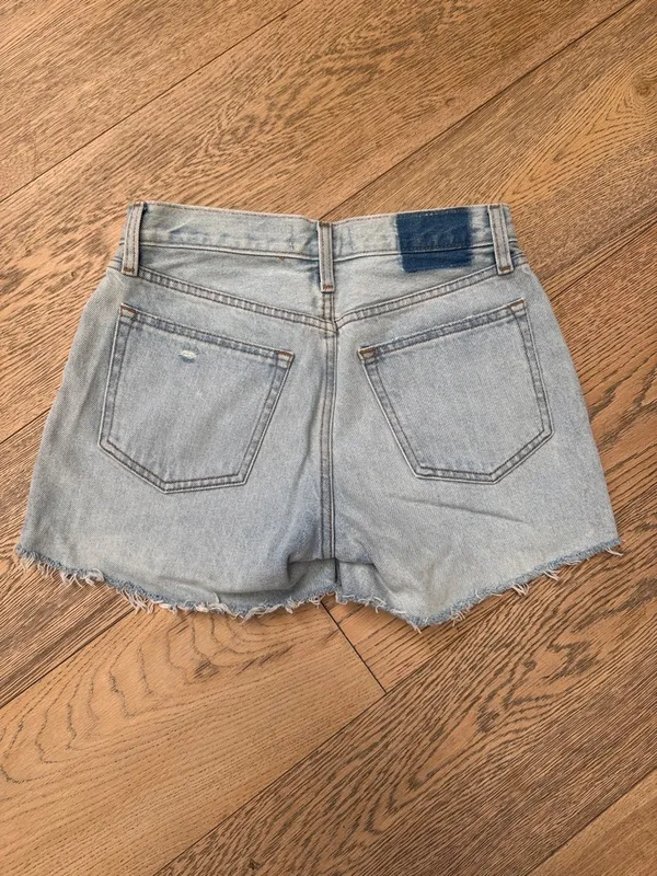 Abercrombie & Fitch Curve Love Denim Boyfriend Shorts - Image 2