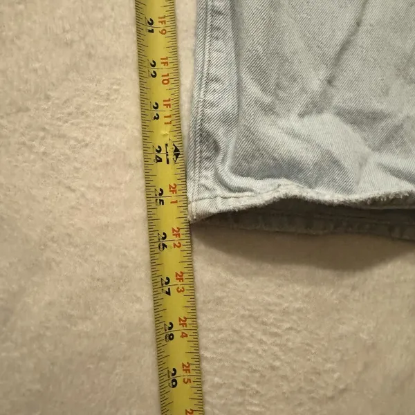 Levi's Waterless Ribcage Straight Ankle Sz 29 - Image 7