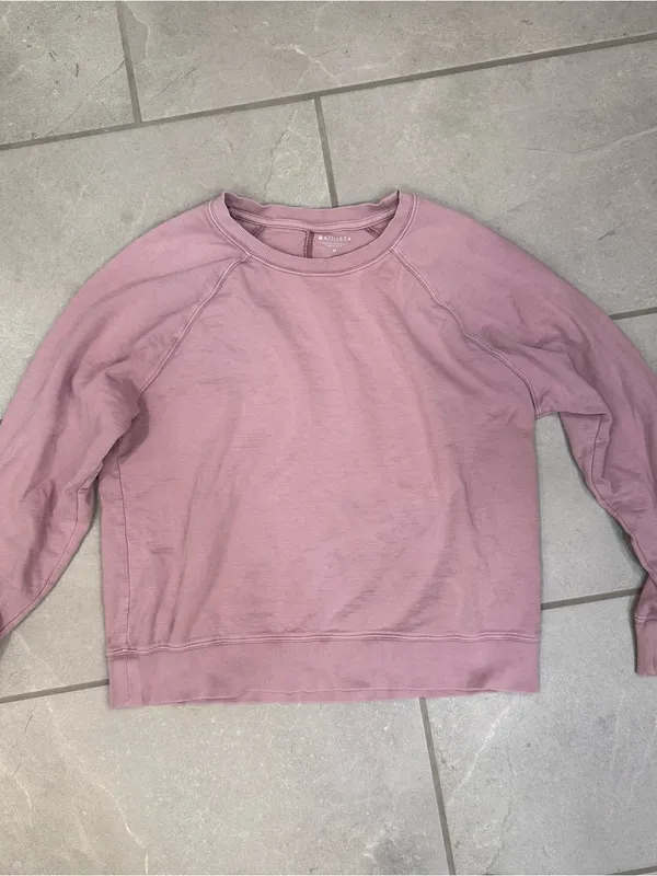 Athleta Sundown Sweatshirt in Mauve Pink - Image 2