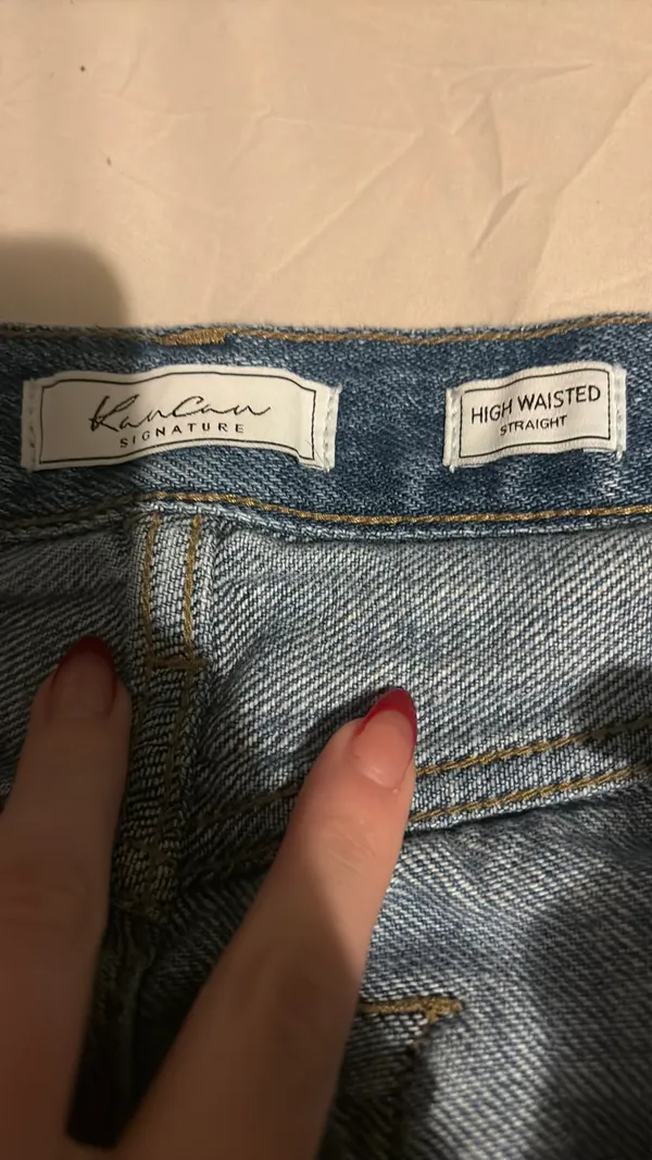 KanCan USA Jeans High-Waisted Straight-Leg Ripped - Image 6