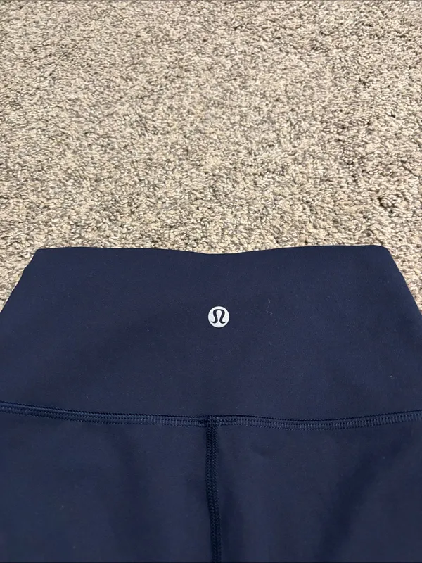 Lululemon Wunder Train High Rise Short 8" True Navy size 4 - Image 3