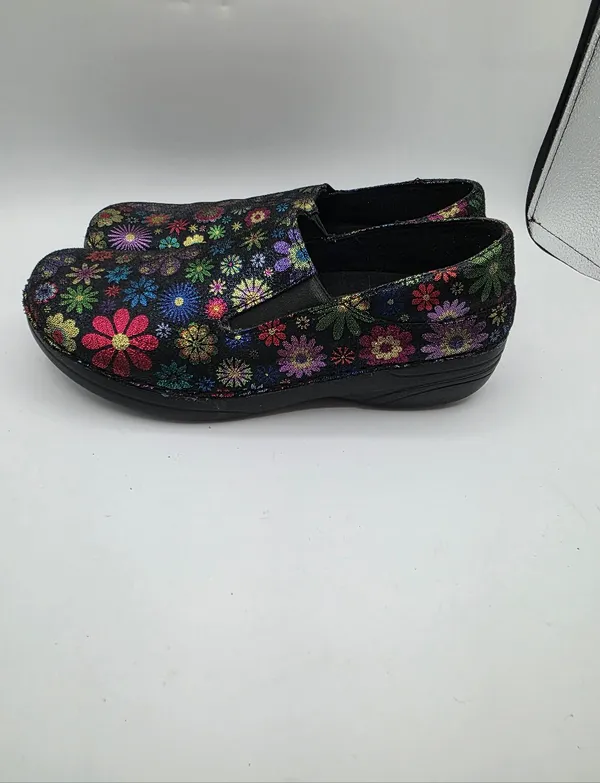 Spring Step Womens Flower Slip On Shoe Clog Mule Size 9.5 Healthcare Nurse Work - Image 8