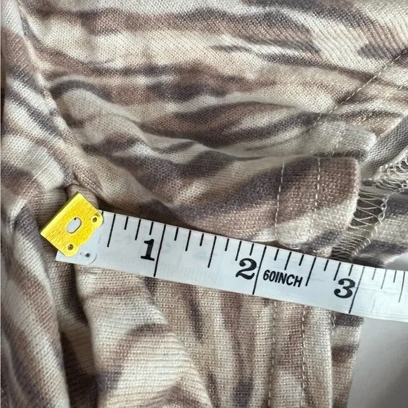 NWT Bebe Sport Tiger Print Ribbed Knit Lounge Shorts Tan Brown Size S - Image 10