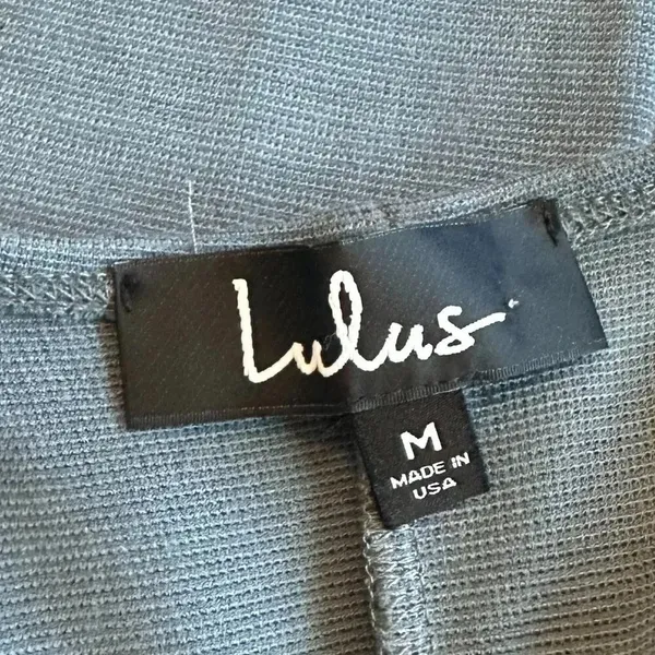 Lulus Blue Spaghetti Strap Bodycon Dress Stretch Low Back Size Medium Women's - Image 10