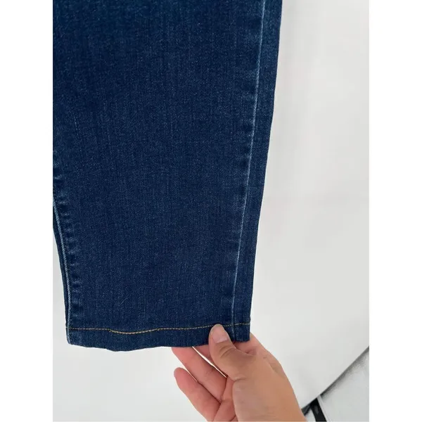 Levis Womens Stretch H Rise Straight Jeans Blue Denim Medium Wash Size 6 size 29 - Image 8