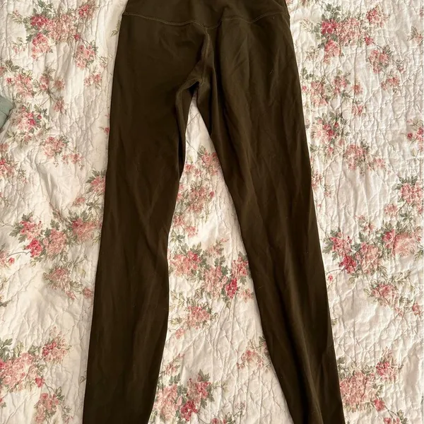 Olive Green Leggings - Image 3