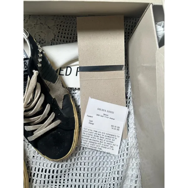 Golden Goose Super-Star Studded Leather Sneakers - Image 2