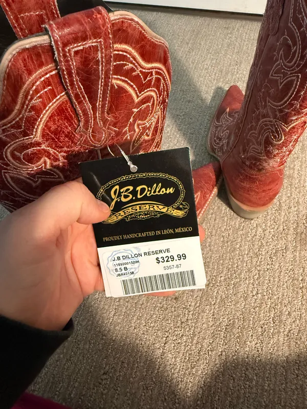 Red cowgirl boots Size 8.5 - Image 6