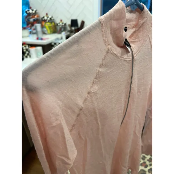 Patagonia Performance Base layer Capilene‎ Pink 1/4 Zip Pullover Size S - Image 2
