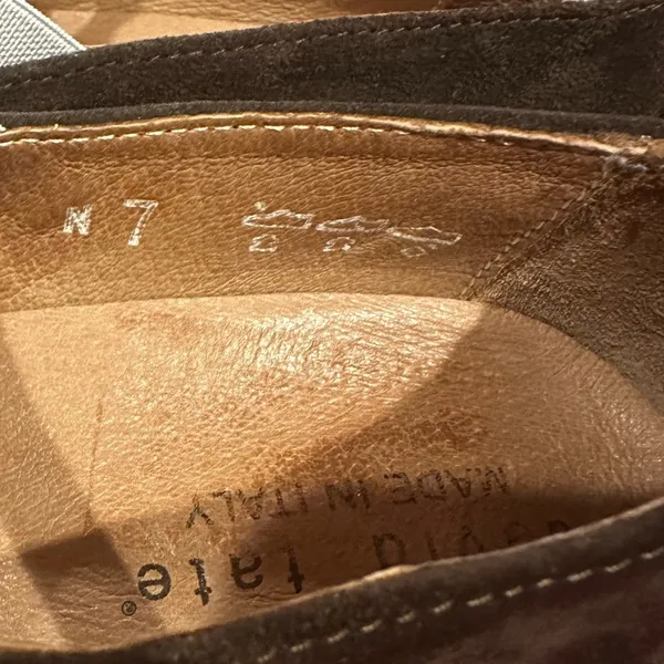 David Tate Mika Casual Neutral Suede Brown Slipon Activewear Shoes 7n - Image 6