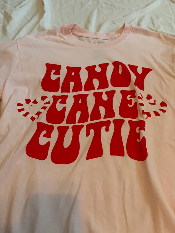 Candy Cane Cutie Pink T - Image 3