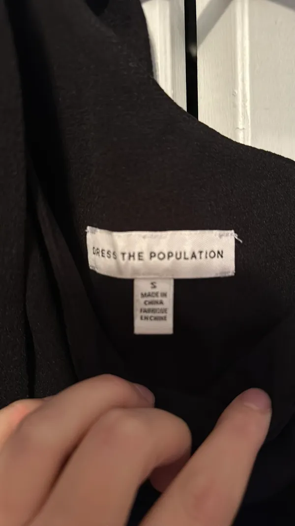 Black Midi Dress - Image 2