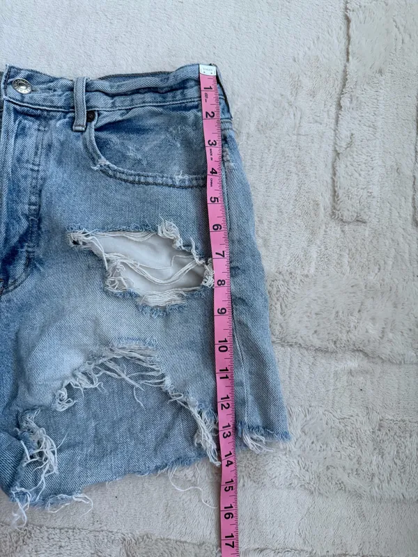 American Eagle Shorts Denim Distressed - Image 6
