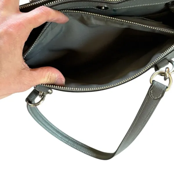 Coach Brooke Carryall Bag F25397 Tote Bag Leather Womens Gray - Image 5