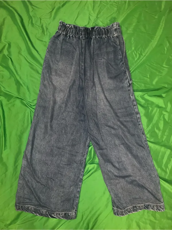 Young Fabulous & Broke High-Rise Wide-Leg Washed Stretch Denim Jeans - Medium - Image 2
