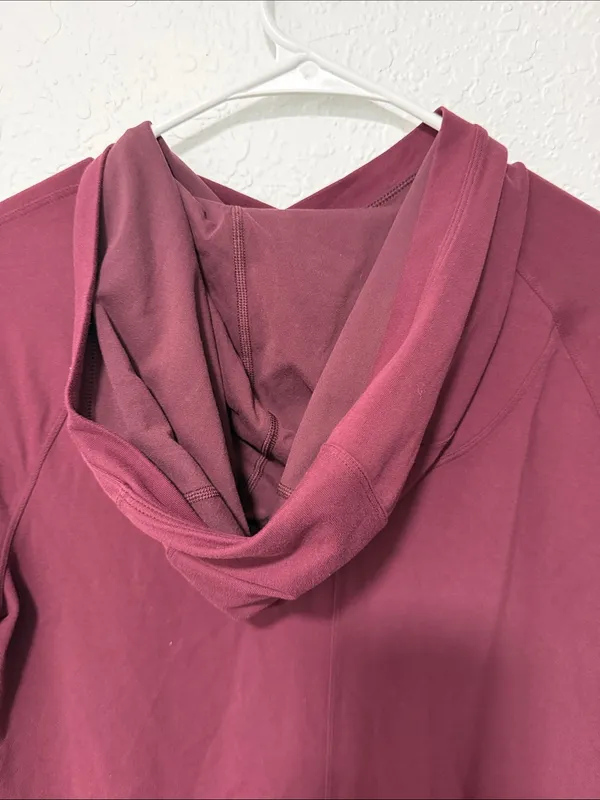 🍋 LULULEMON Starting Place Hoodie in Garnet Size 6 - Image 6
