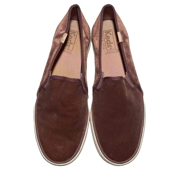 Keds Suede Slip On Sneakers Casual Comfort Walking Shoes Mauve‎ Size 8 - Image 6