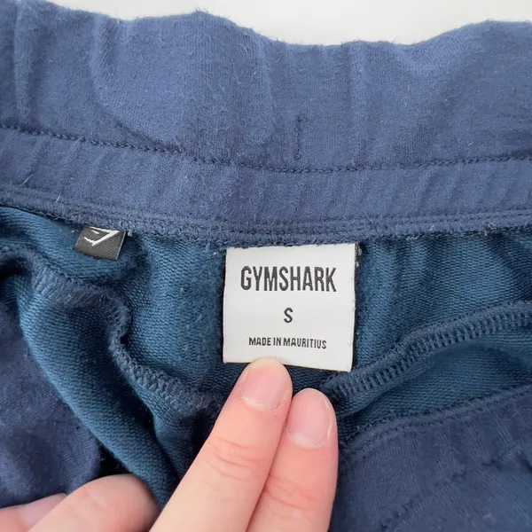 Gymshark Women S Gym to Lounge High Rise‎ Jogger Navy Blue Pockets Stretch Comfy - Image 6