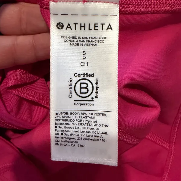 Athleta Triumph Jacket  Full Zip Pink - Image 8