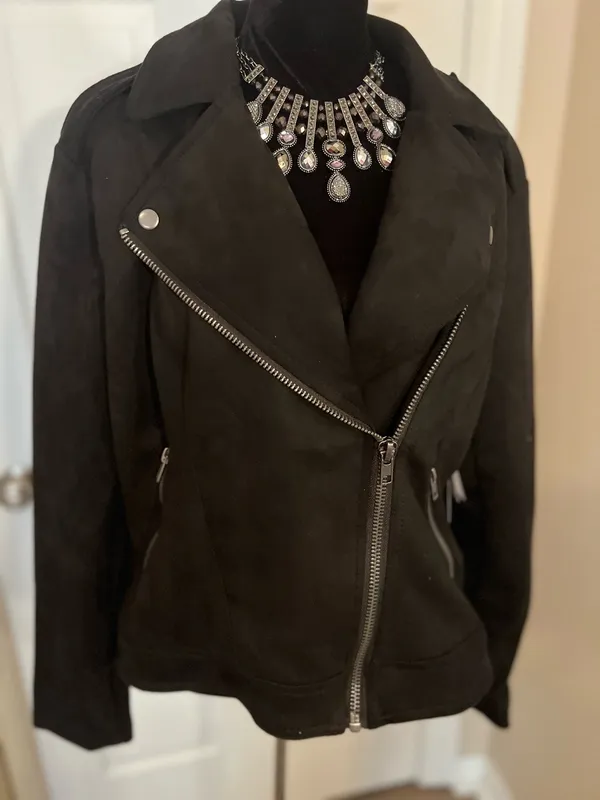 Philosophy Black biker fall jacket - Image 2
