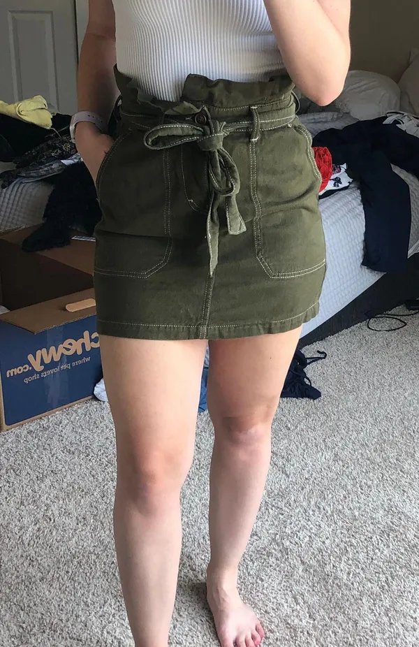 Free People Green Tie Skirt - Image 2
