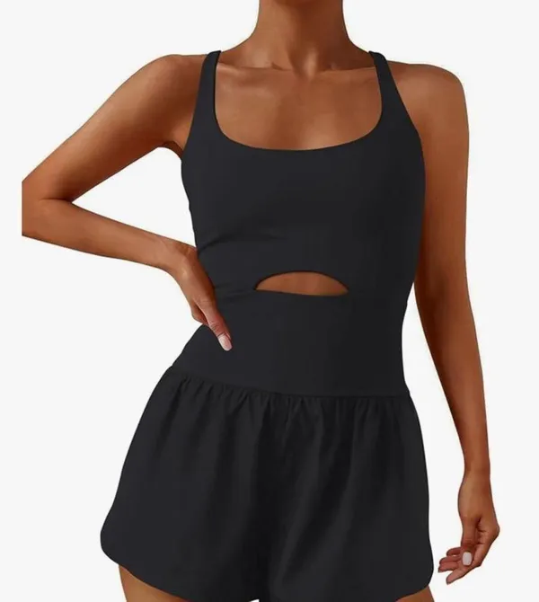 Amazon high-performance gym shorts high waisted workout - Image 2