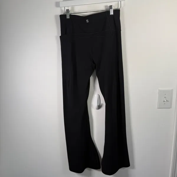 Sweaty Betty Super Soft Flare Yoga Trousers Black Yoga Athleisure Womens‎ 10 - Image 5