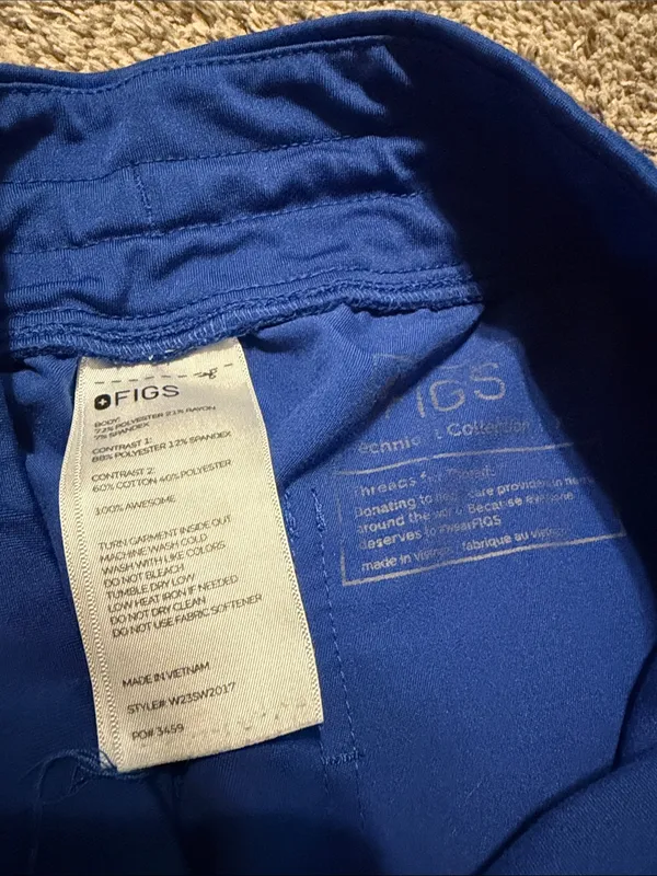 Figs Women's Winning Blue Zamora Jogger Scrub Pants XS - Image 2