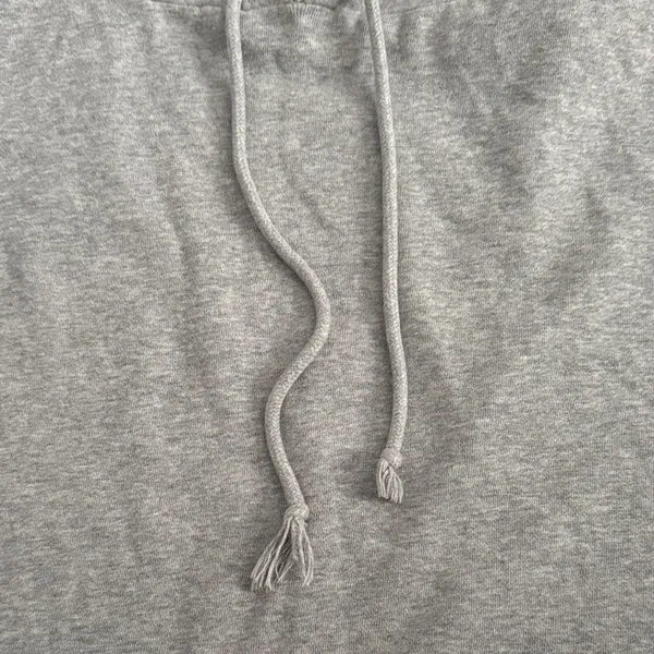 Pac Sun (LA Hearts) Cropped Grey Hoodie (XS) - Image 3