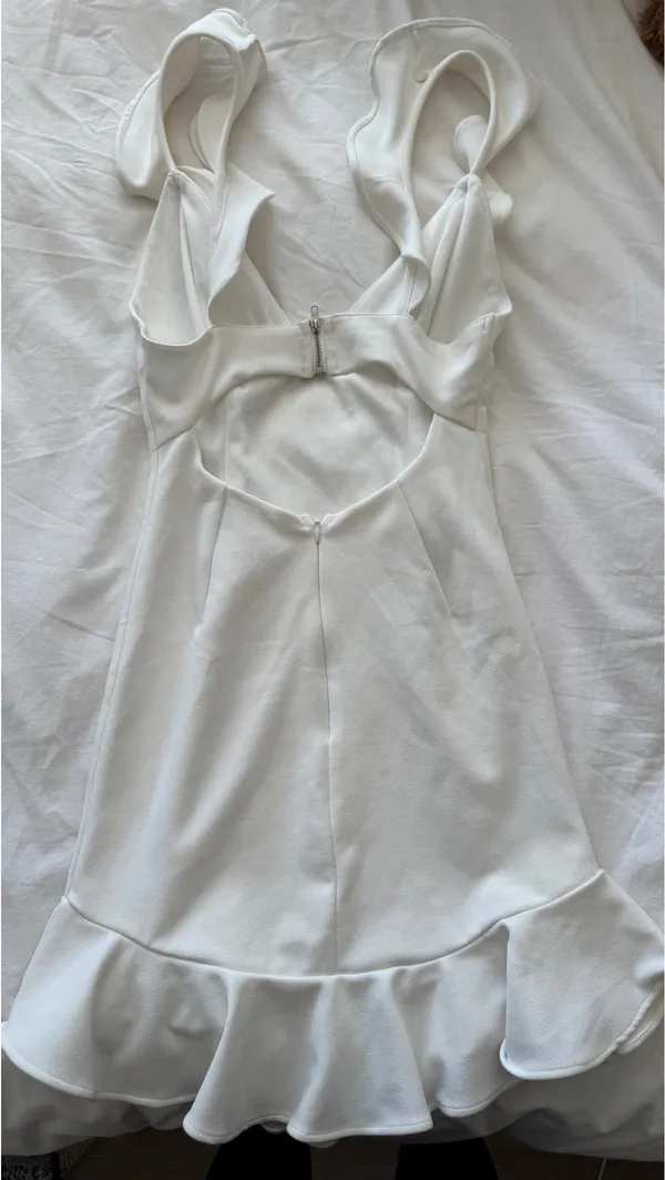 Selfie Leslie White Dress Mini - Image 4
