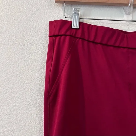 Bailey‎ 44 Gemma Straight Leg Pants Cabernet Size XL - Image 6