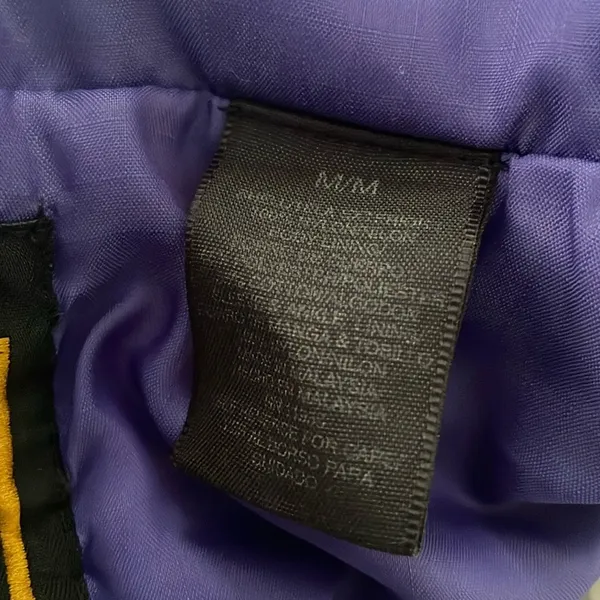 Coolest One of a Kind Nylon USA Olympics Purple Windbreaker Zip Up Jacket - Image 10