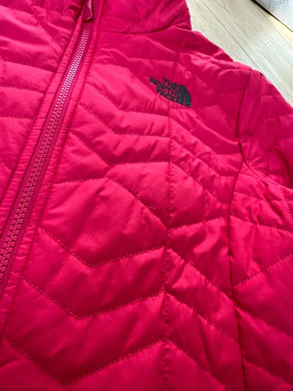 the north face pink tamburello quilted puffer jacket size small - Image 5