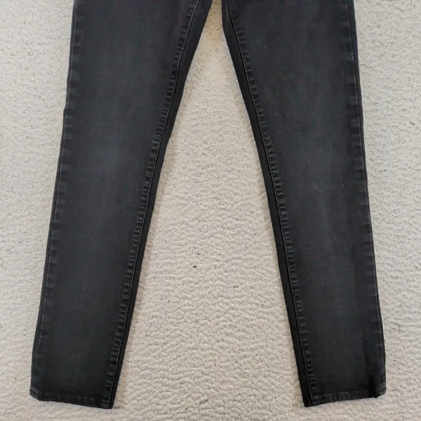 Levis Premium 311 Shaping Skinny Jeans Womens 26 Black Mid Rise Denim 19626-0098 - Image 8