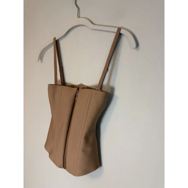 SKIMS Body Core Sculpt Waist Cincher Nude Tan Sienna Sz S - Image 3