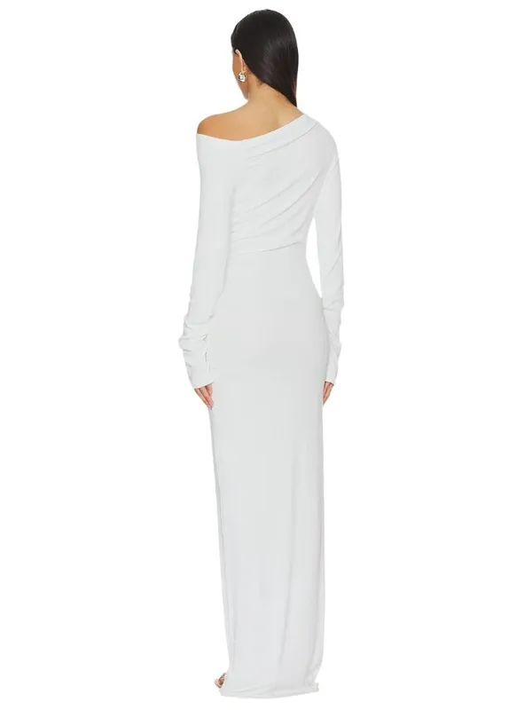 SNDYS Reyna Maxi Dress in White Medium New Womens Long Gown - Image 2